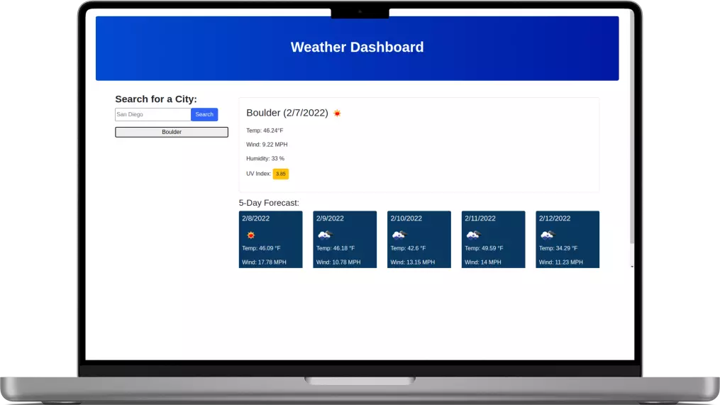 cover of the project Weather Today